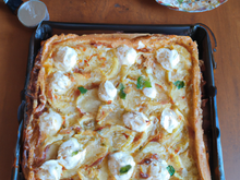 Tarte de pommes de terre au boursin