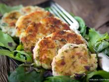 Galets de Primeurs de l'Ile de Noirmoutier aux algues et au jambon de Vendeee