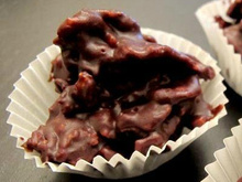 Roses des sables au chocolat noir