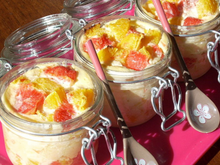 Pudding de brioche aux agrumes