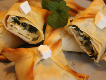 Feuilletés au chèvre et au cumin