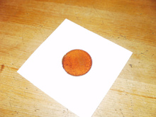 Rond en caramel