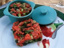 Tartare de saumon classique