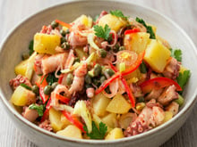 Salade de poulpe et pomme de terre