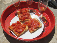 Crostinis tomates