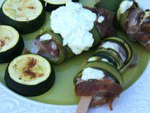 Beleck d'agneau aux courgettes et chèvre frais