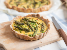 Quiche végétarienne aux asperges