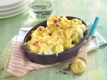 Gratin de chou-fleur à la moutarde