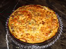 Quiche au saumon et épinards