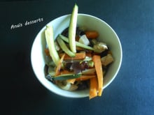 Wok de légumes au poulet