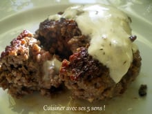 Steaks farcis au roquefort