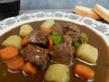 Guinness beef Stew ou bœuf bourguignon irlandais