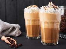 Café glacé au spéculoos