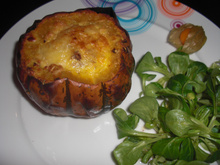 Patidou farci au gigot d'agneau