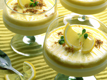 Verrines de mousse de citron