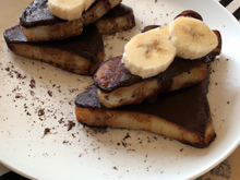 Croques bananes-chocolat