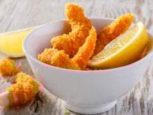 Beignets de gambas et estragon