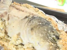 Bar en croûte de sel