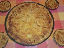 Tarte aux pommes sauce mirliton