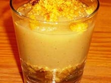 Compote de pommes biscuitée en verrine