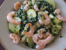 Salade de pâtes aux crevettes