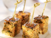 Fritatta aux champignons et haché sojasun