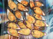 Moules gratinées à l'aioli