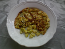 Omelette à la courgette