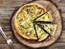 Quiches aux épinards