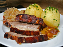 Rôti de porc au barbecue