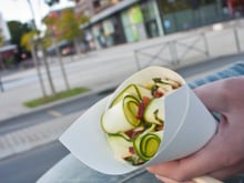 Salade de courgettes croquantes aux saveurs d'Italie