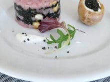 Tartare de veau au caviar Origin Sturia