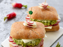 Burger végétarien au Société® croque