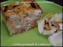 Cake courgettes carottes et Fourme d'Ambert