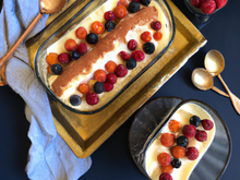 Tiramisu aux fruits rouges.