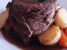 Rôti de bœuf à la broche