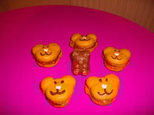 Macarons au chocolat et à la guimauve