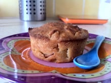 Muffins aux pommes et au miel