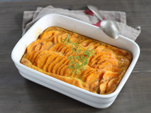 Gratin de patate douce aux épices