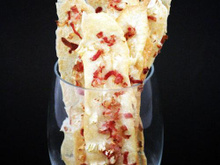 Tuiles flambées "façon flammekuche"