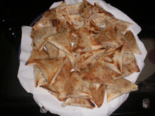 Feuilles de brick en deux temps trois mouvements