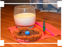 Tartelettes de spéculoos au chocolat noir