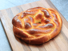 Brioche tressée en fleur