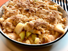 Crumble aux pommes au thermomix