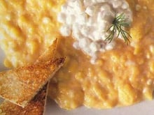 Œufs brouillés au Cottage