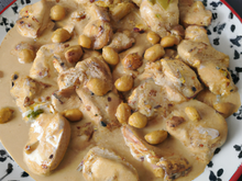 Poulet au beurre de cacahuète et au lait de coco