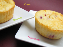 Moelleux citron pommes framboises