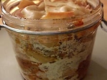 Lasagnes au saumon, champignons et tomates