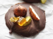 Palets ou mendiants au chocolat