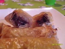 Nems chocolat ,banane